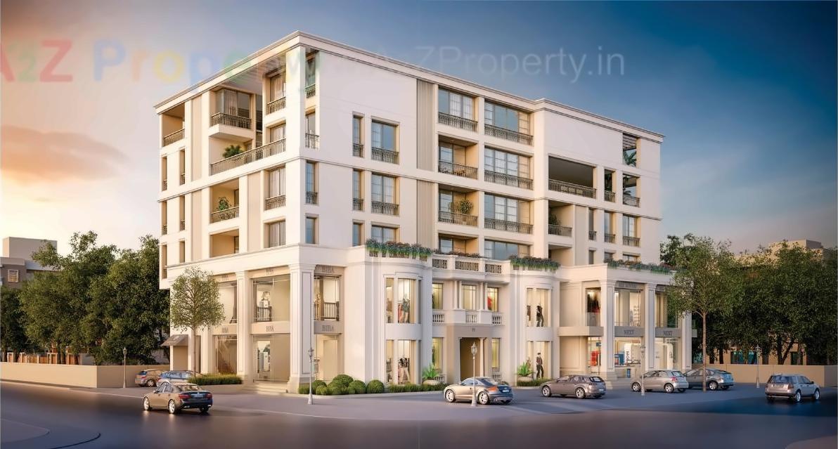 3D Elevation of real estate project Meraki One located at Kasba, Vadodara, Gujarat