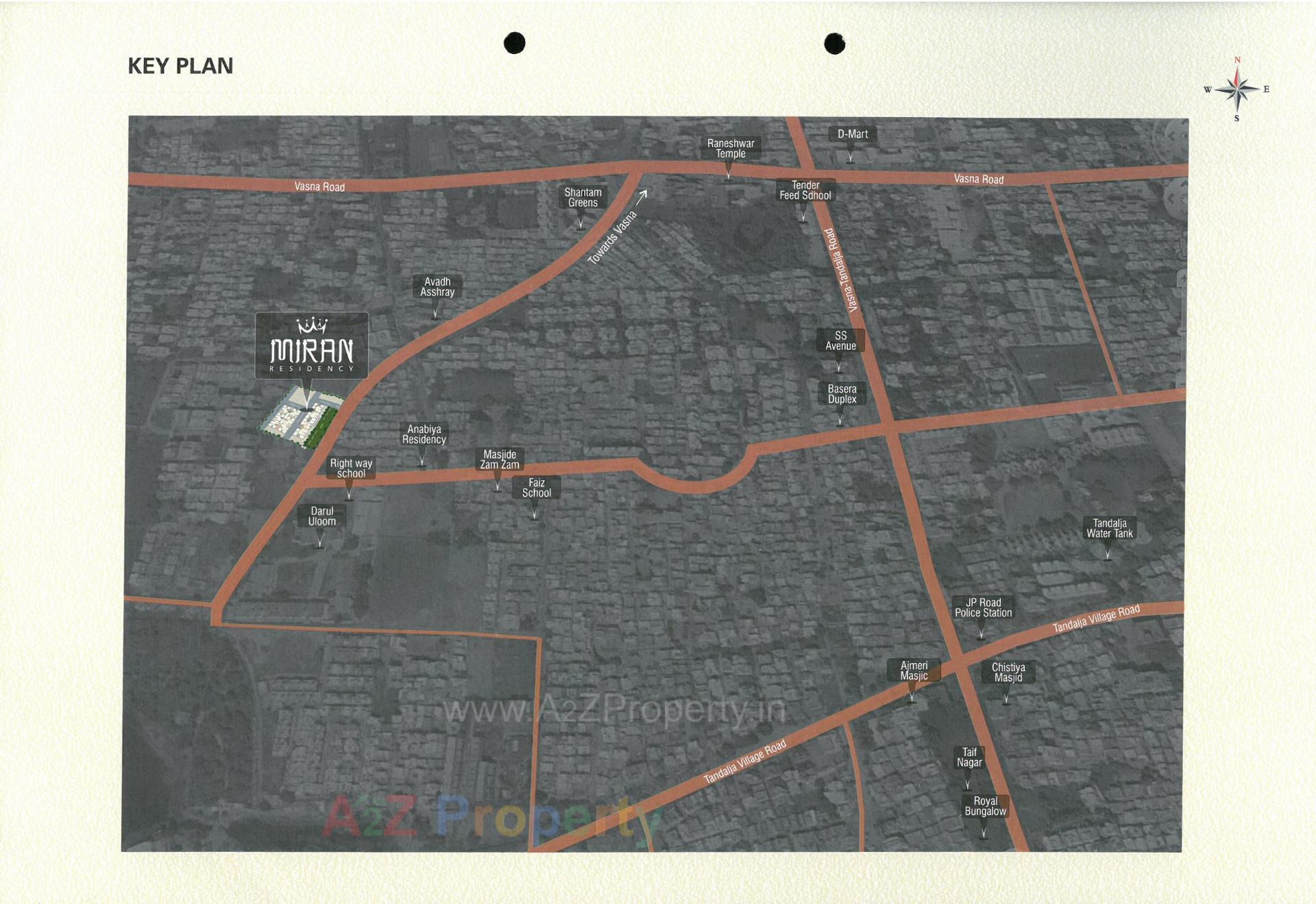  of real estate project Miran Residency located at Tandalaja, Vadodara, Gujarat