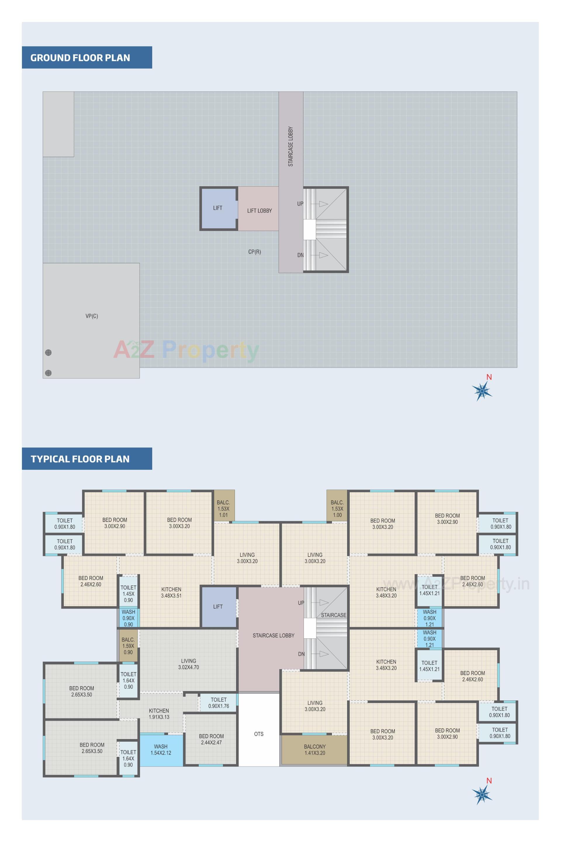 Layout of real estate project Mistry Bluet located at Fatehgunj, Vadodara, Gujarat