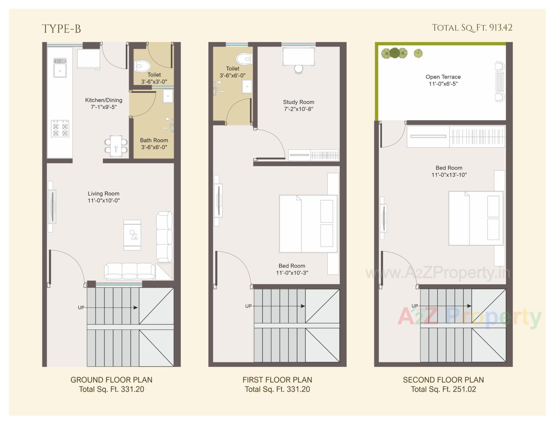 Layout of real estate project Moin Park located at Gorwa, Vadodara, Gujarat