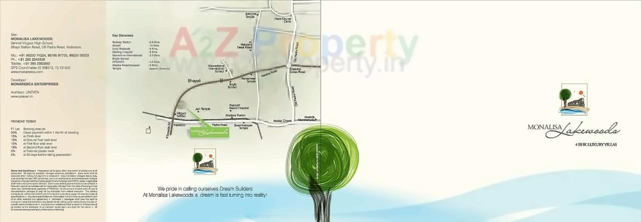  of real estate project Monalisa Lakewoods located at Bhayli, Vadodara, Gujarat