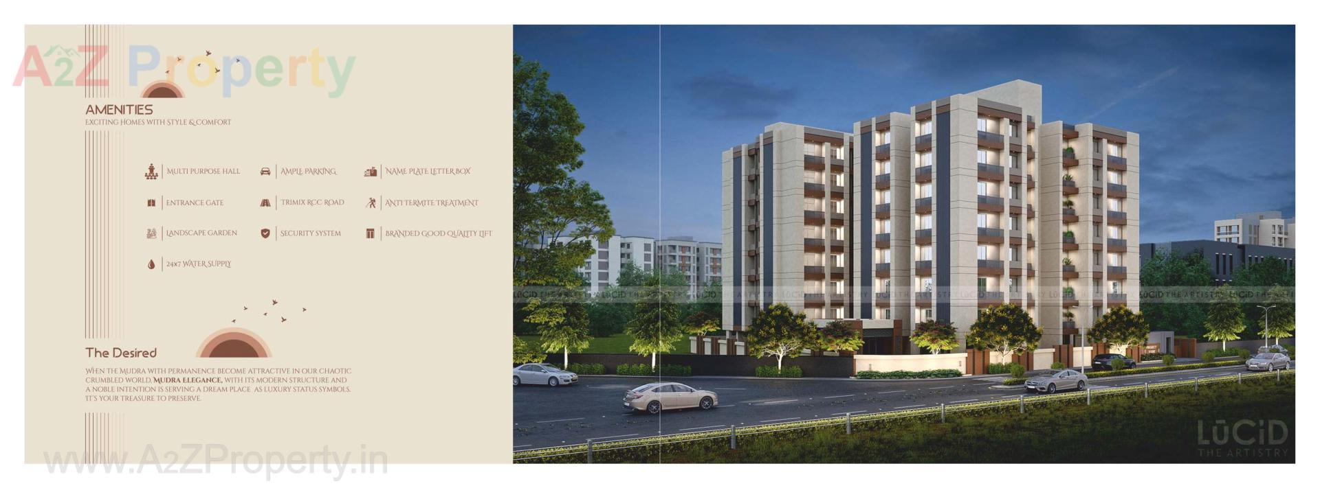 3D Elevation of real estate project Mudra Elegance located at Atladara, Vadodara, Gujarat