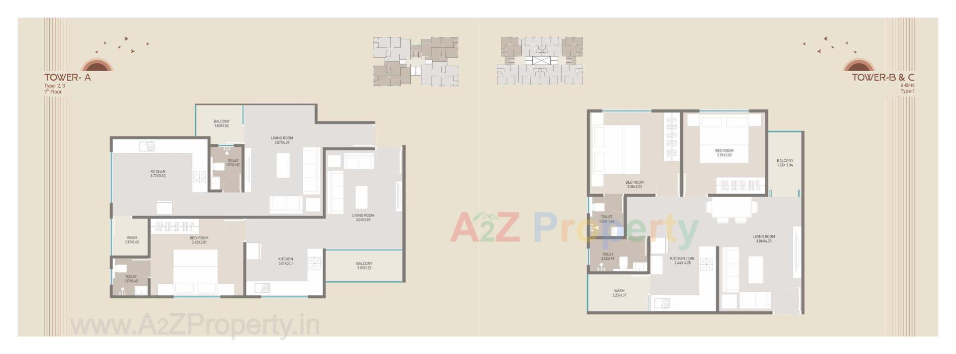 Layout of real estate project Mudra Elegance located at Atladara, Vadodara, Gujarat