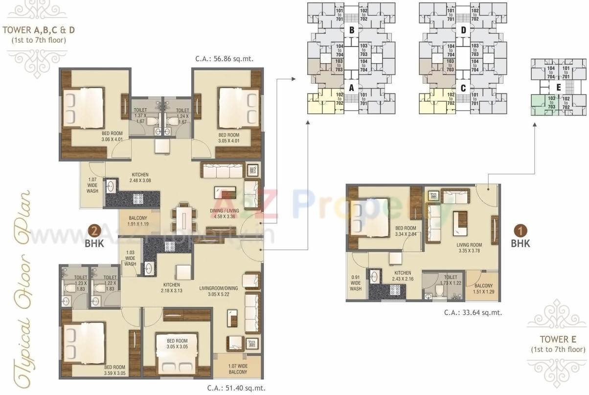 Layout of real estate project Mudra Heights located at Vadsar, Vadodara, Gujarat