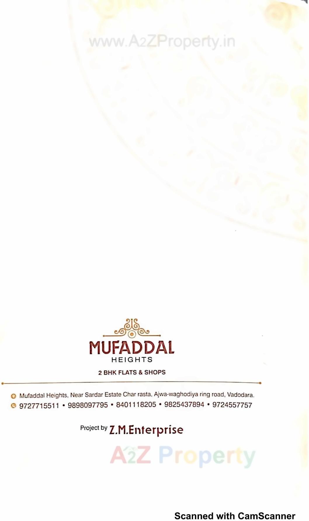  of real estate project Mufaddal Heights located at Bapod, Vadodara, Gujarat