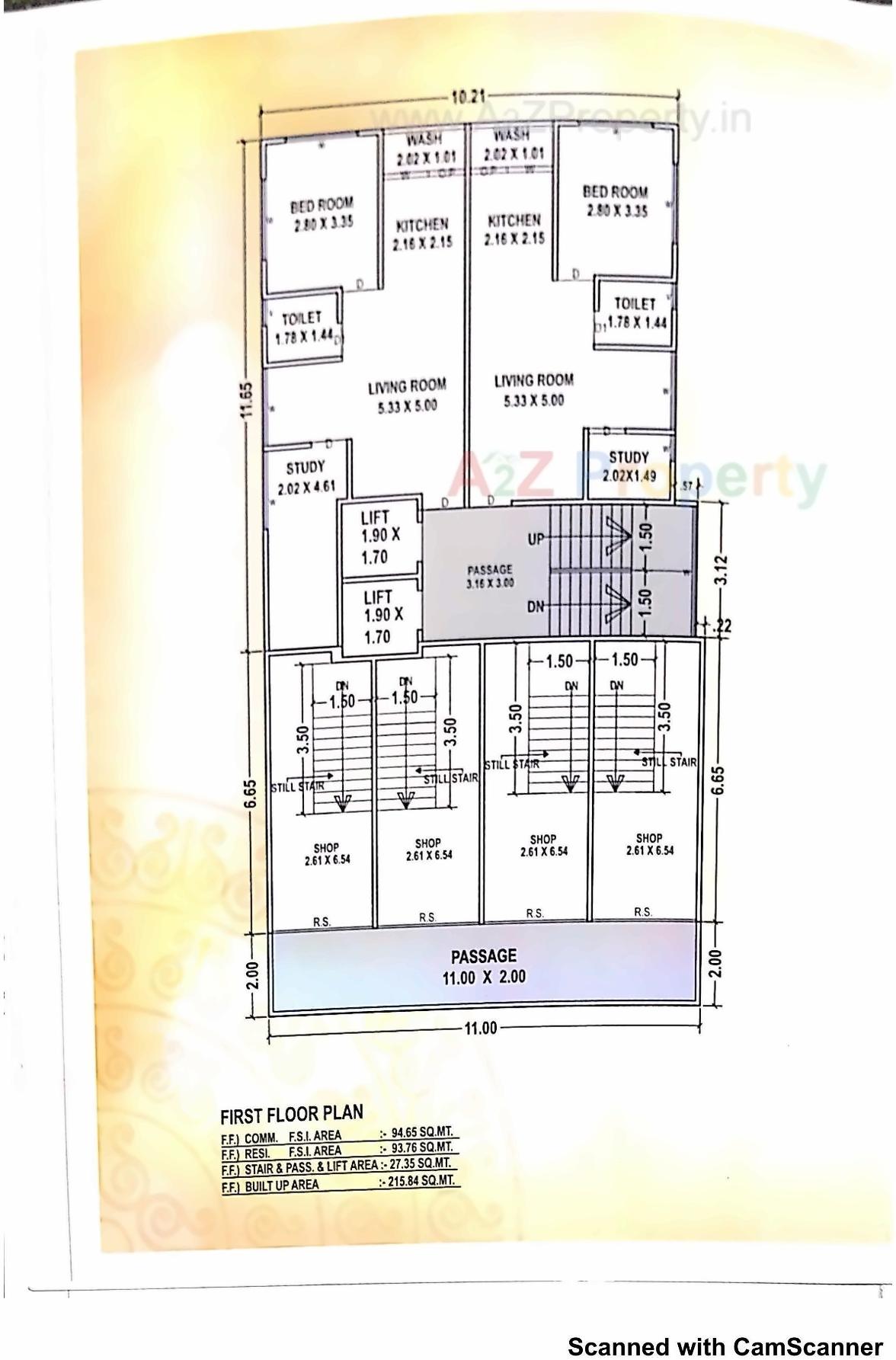 Layout of real estate project Mufaddal Heights located at Bapod, Vadodara, Gujarat