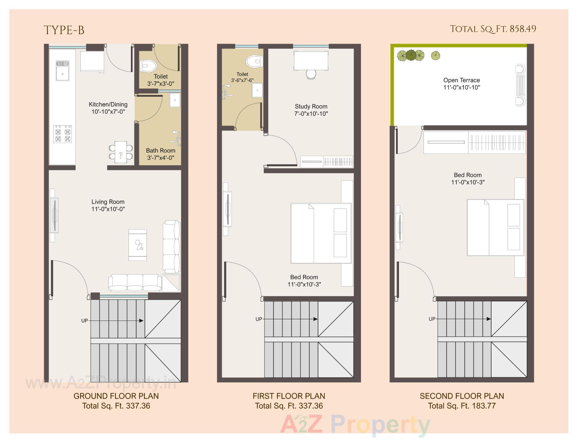 Layout of real estate project Murtuza Park located at Gorva, Vadodara, Gujarat