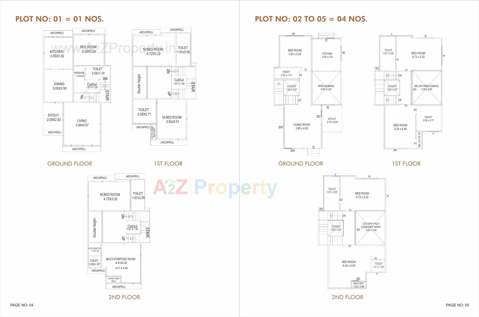 Layout of real estate project Myrah located at Chhani, Vadodara, Gujarat