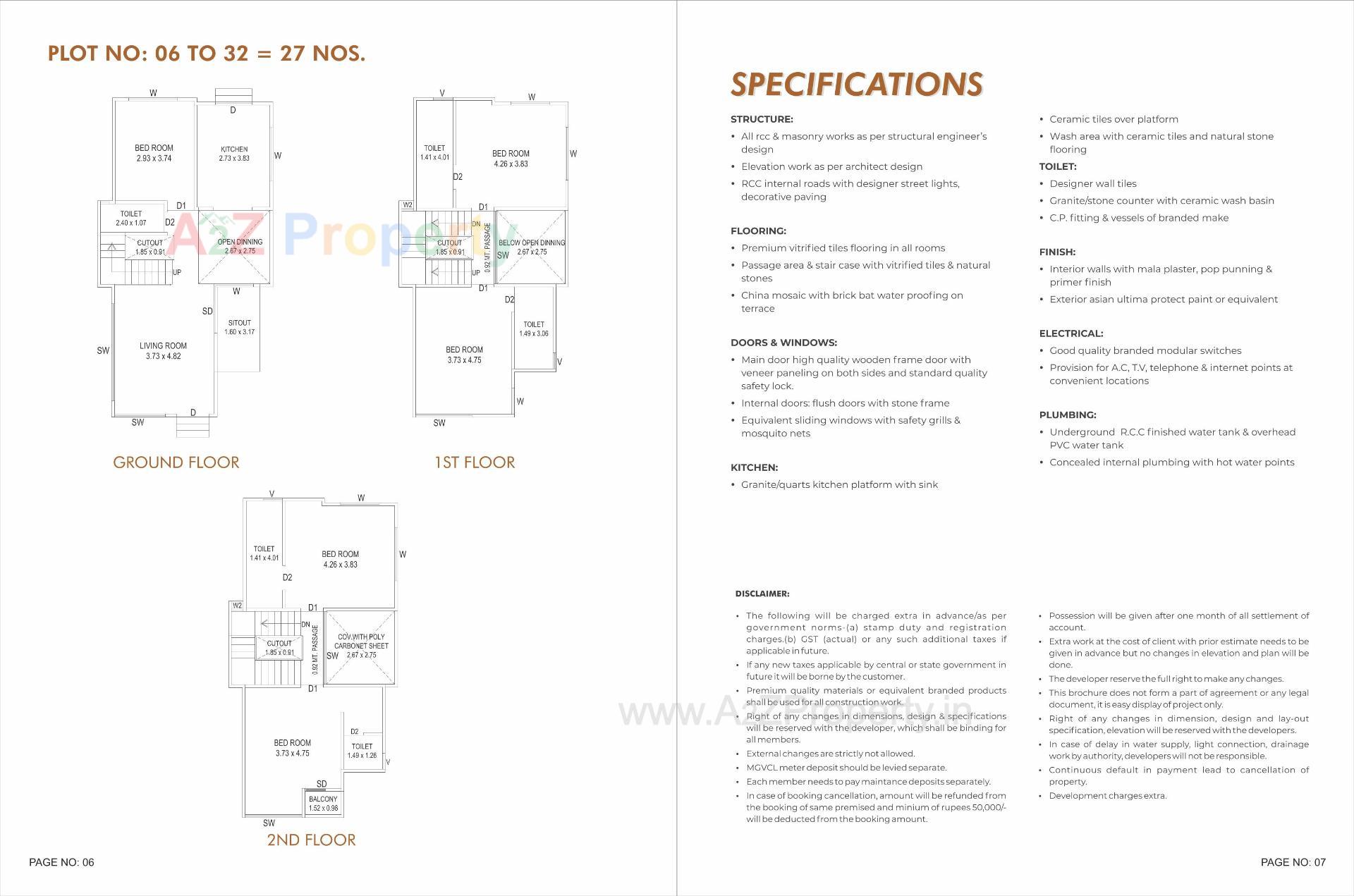  of real estate project Myrah located at Chhani, Vadodara, Gujarat