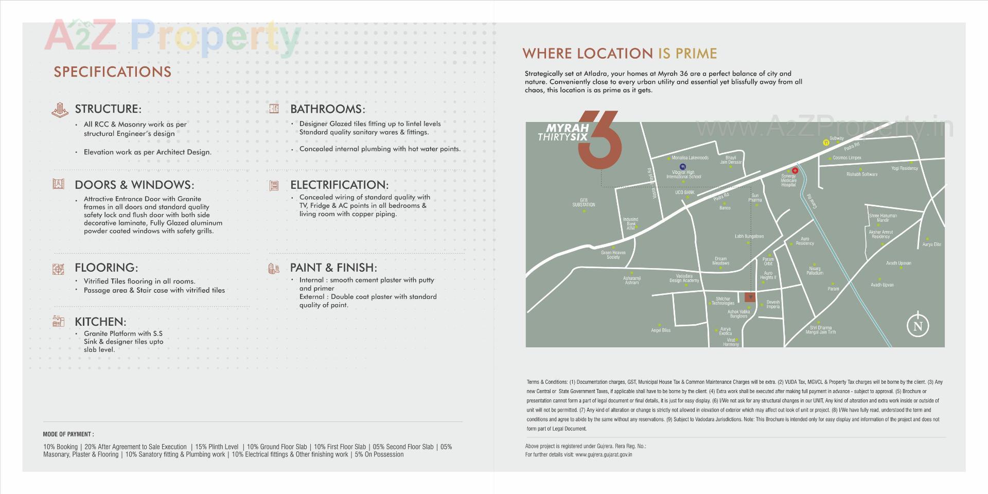  of real estate project Myrah located at Bil, Vadodara, Gujarat