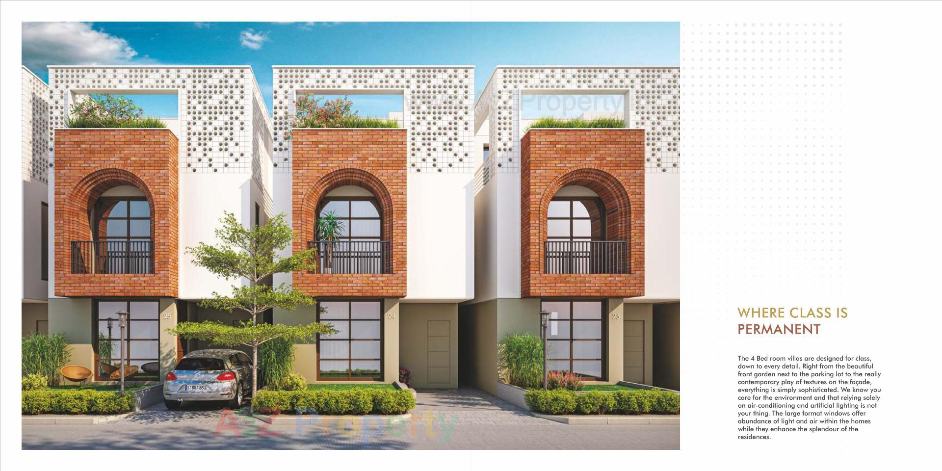 3D Elevation of real estate project Myrah located at Bil, Vadodara, Gujarat