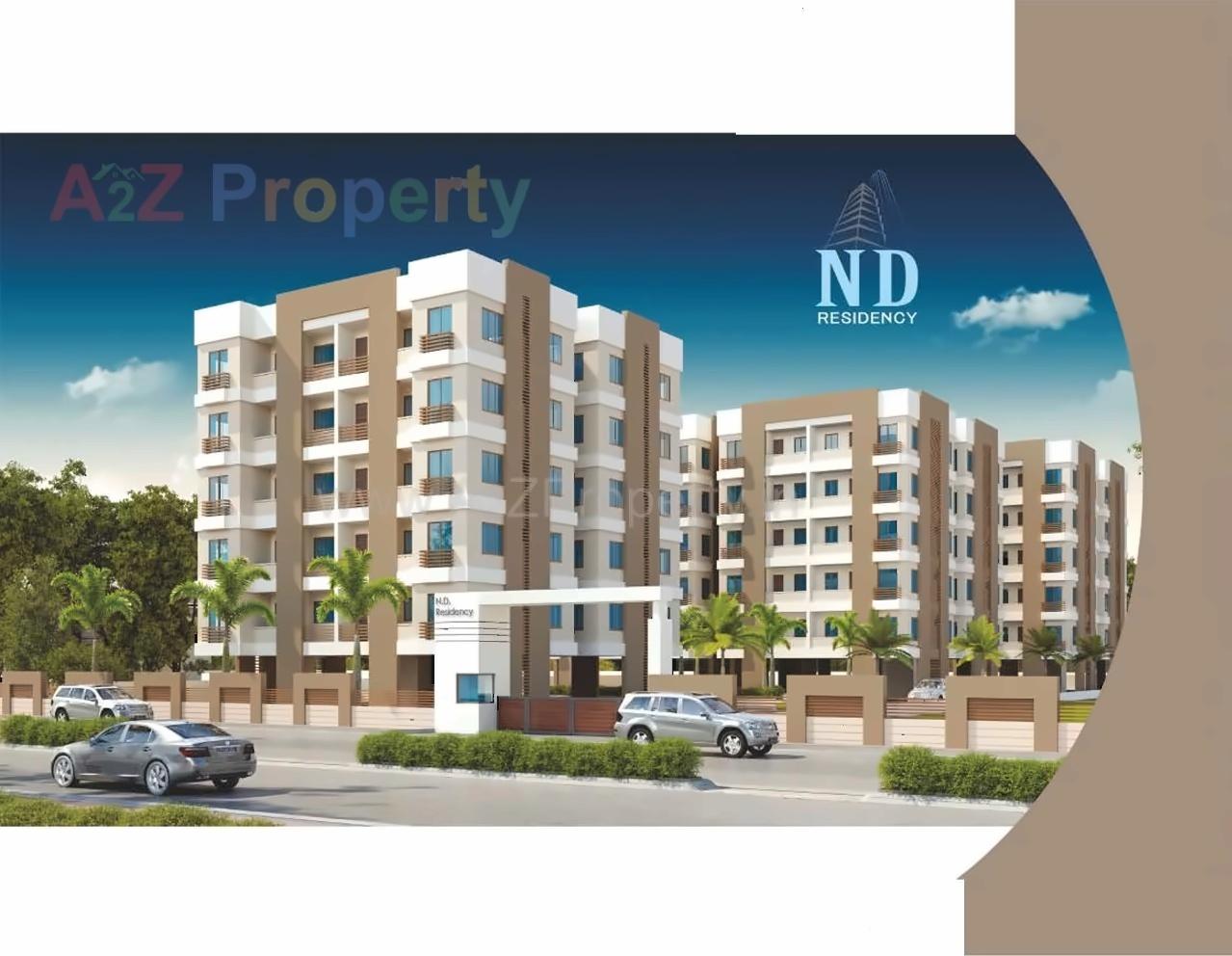 3D Elevation of real estate project N D Residency located at Karodiya, Vadodara, Gujarat