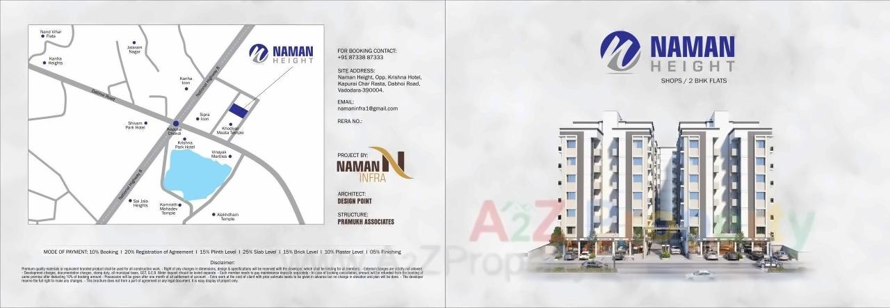  of real estate project Naman Height located at Kapurai, Vadodara, Gujarat