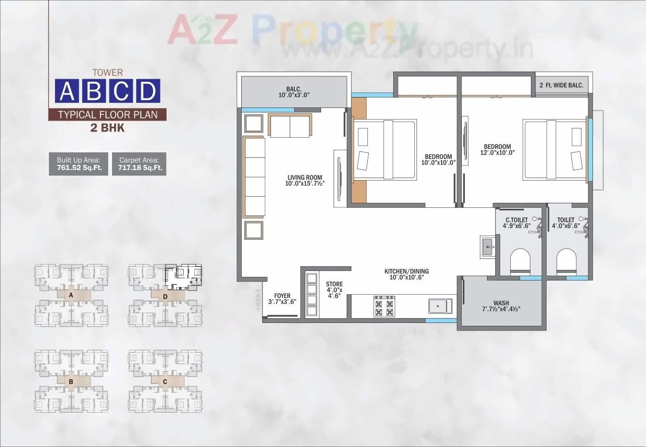 Layout of real estate project Naman Height located at Kapurai, Vadodara, Gujarat