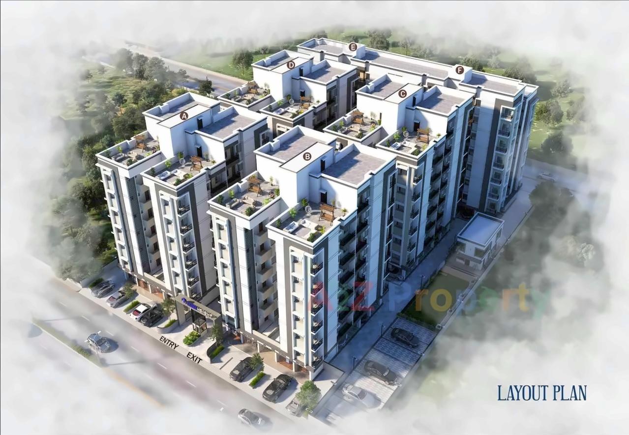3D Elevation of real estate project Naman Height located at Kapurai, Vadodara, Gujarat