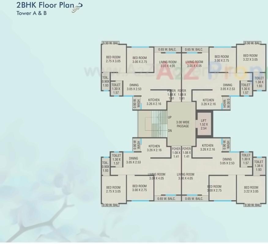 Layout of real estate project Nand Exotica located at Bill, Vadodara, Gujarat