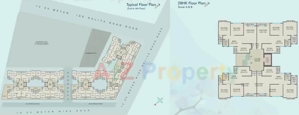 Layout of real estate project Nand Exotica located at Bill, Vadodara, Gujarat
