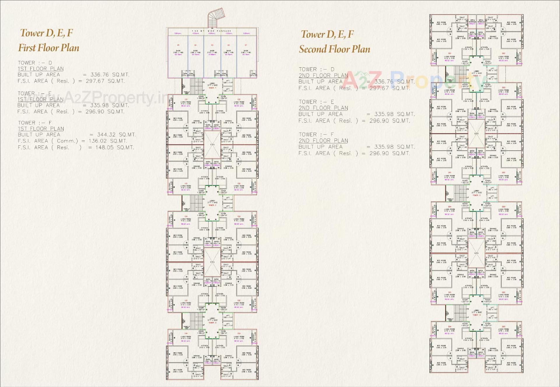 Layout of real estate project Nand Icon located at Bill, Vadodara, Gujarat