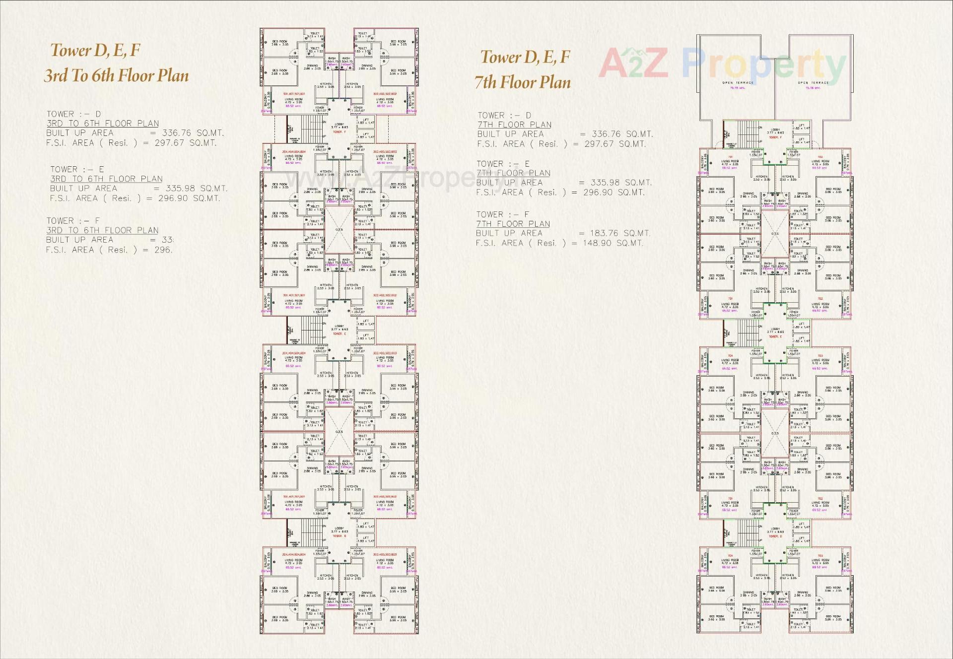 Layout of real estate project Nand Icon located at Bill, Vadodara, Gujarat