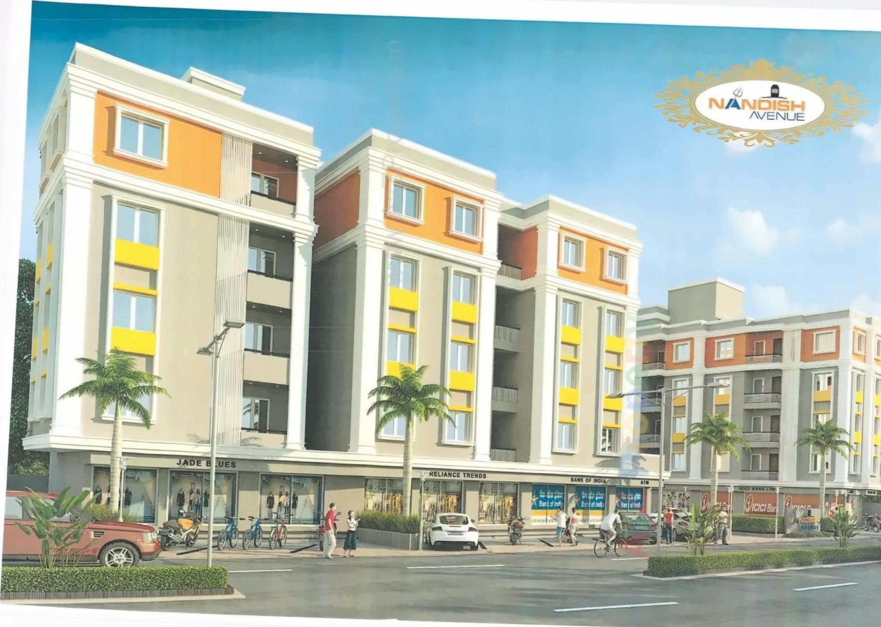 3D Elevation of real estate project Nandish Avenue located at Kalali, Vadodara, Gujarat