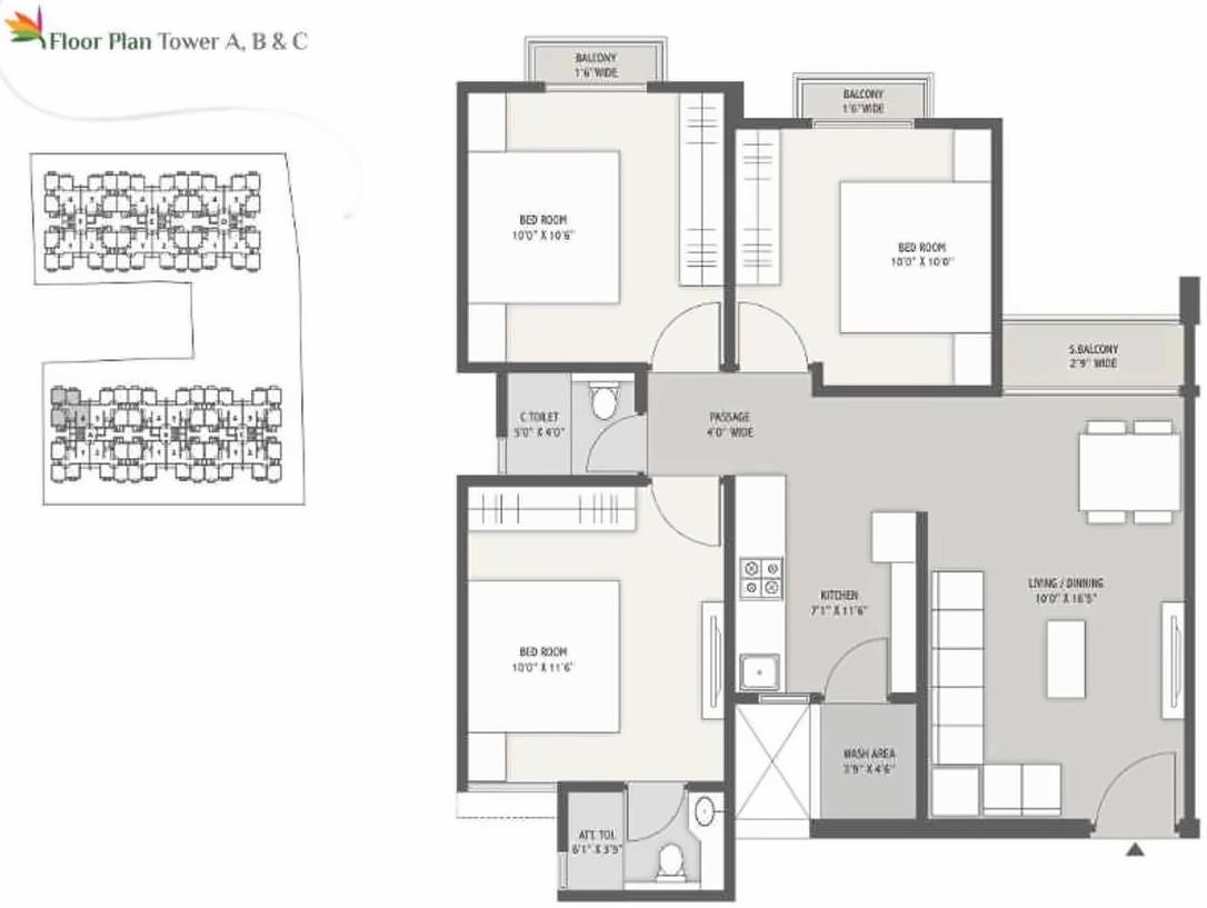 Layout of real estate project Narayan Aangan located at Vadodara, Vadodara, Gujarat
