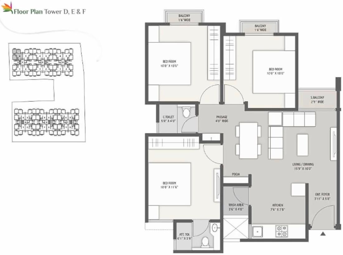 Layout of real estate project Narayan Aangan located at Vadodara, Vadodara, Gujarat