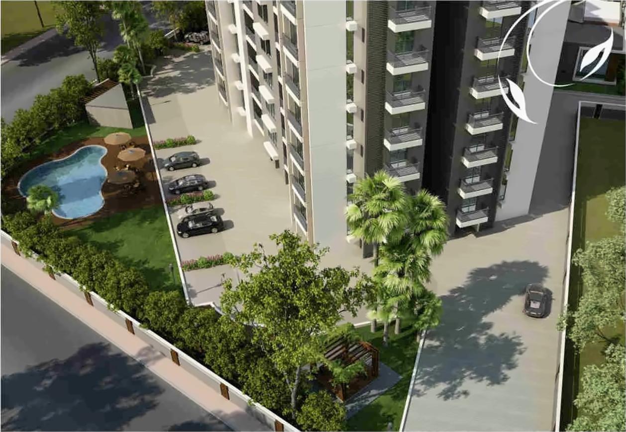 3D Elevation of real estate project Narayan Aura located at Atladara, Vadodara, Gujarat