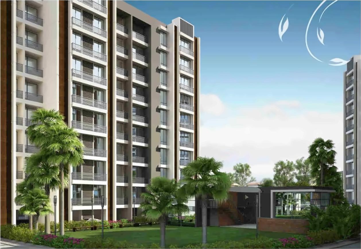 3D Elevation of real estate project Narayan Aura located at Atladara, Vadodara, Gujarat