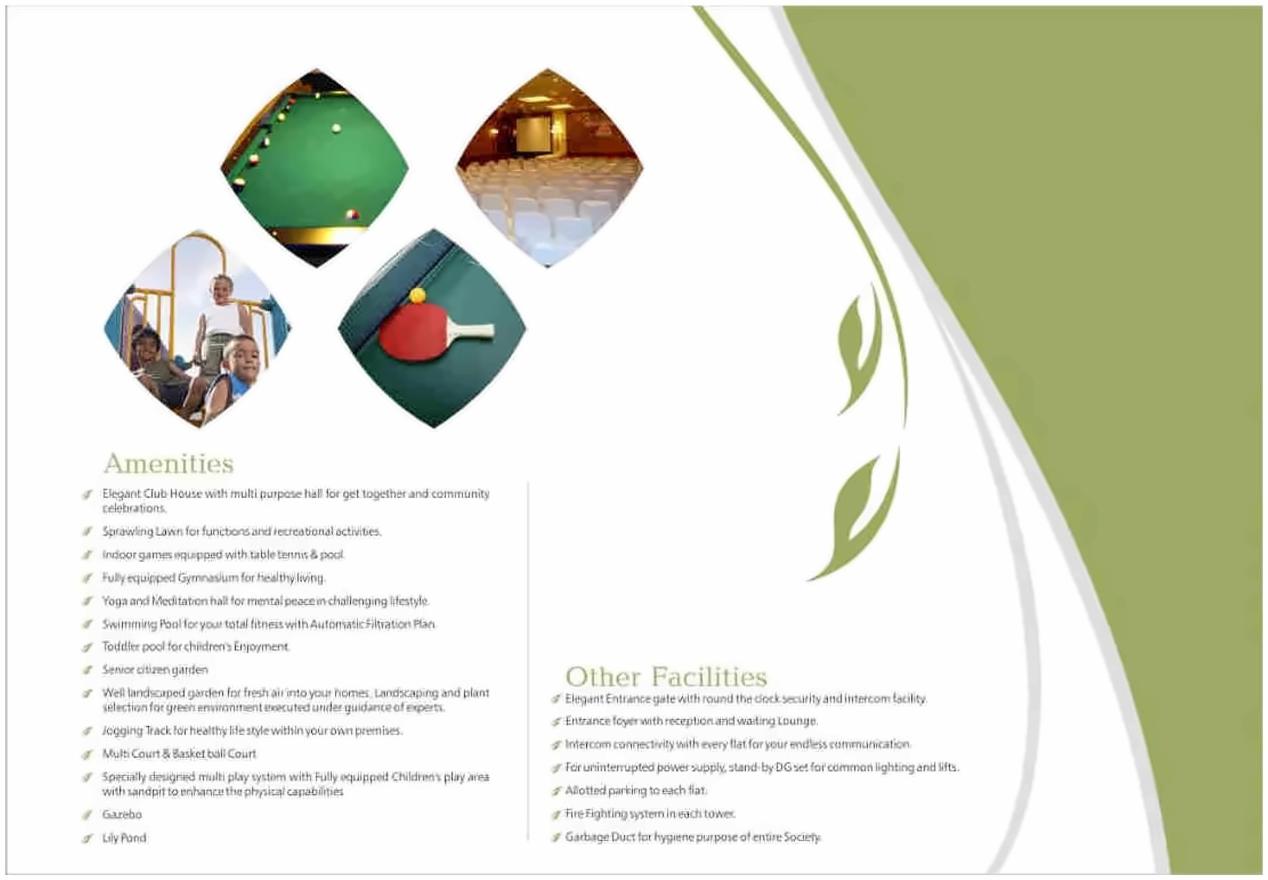 Amenities of Narayan Aura