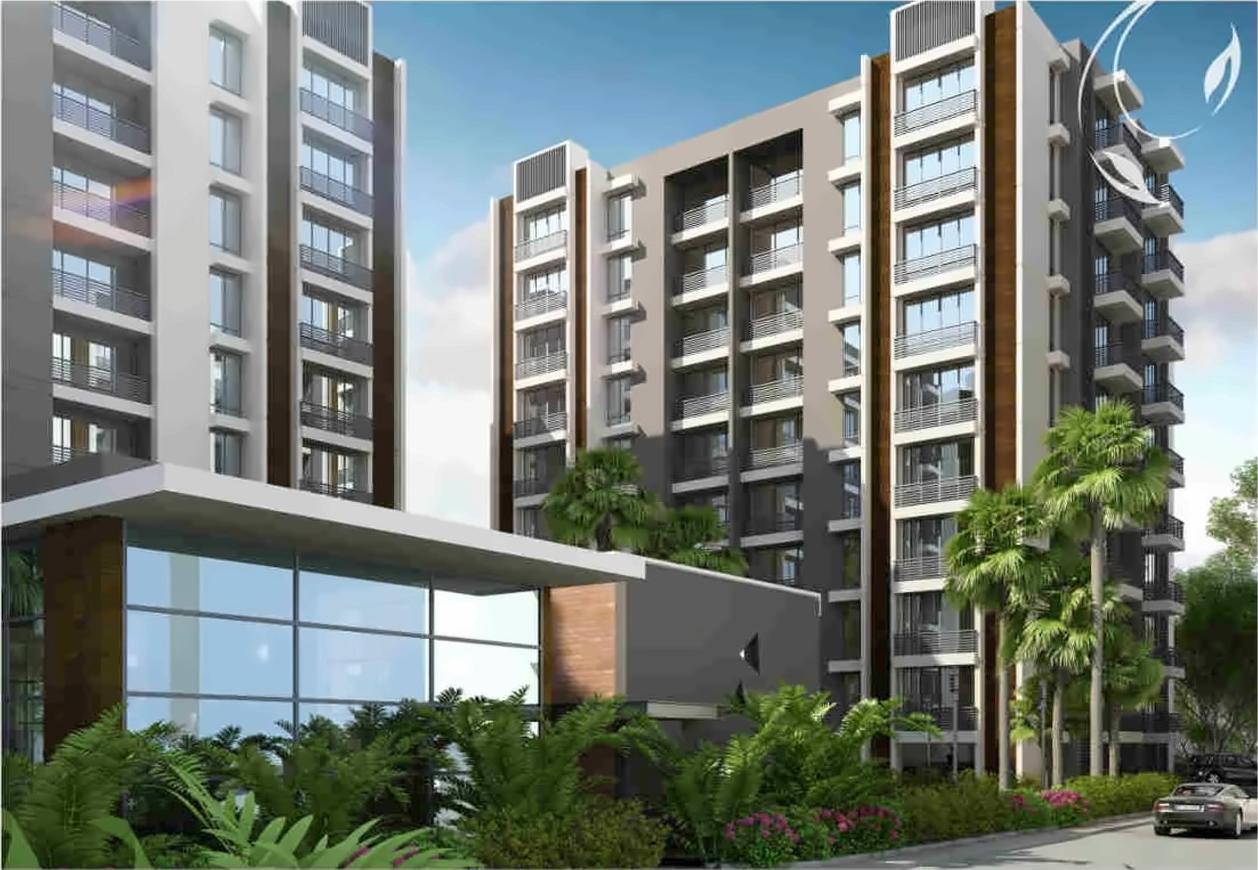 3D Elevation of real estate project Narayan Aura located at Atladara, Vadodara, Gujarat