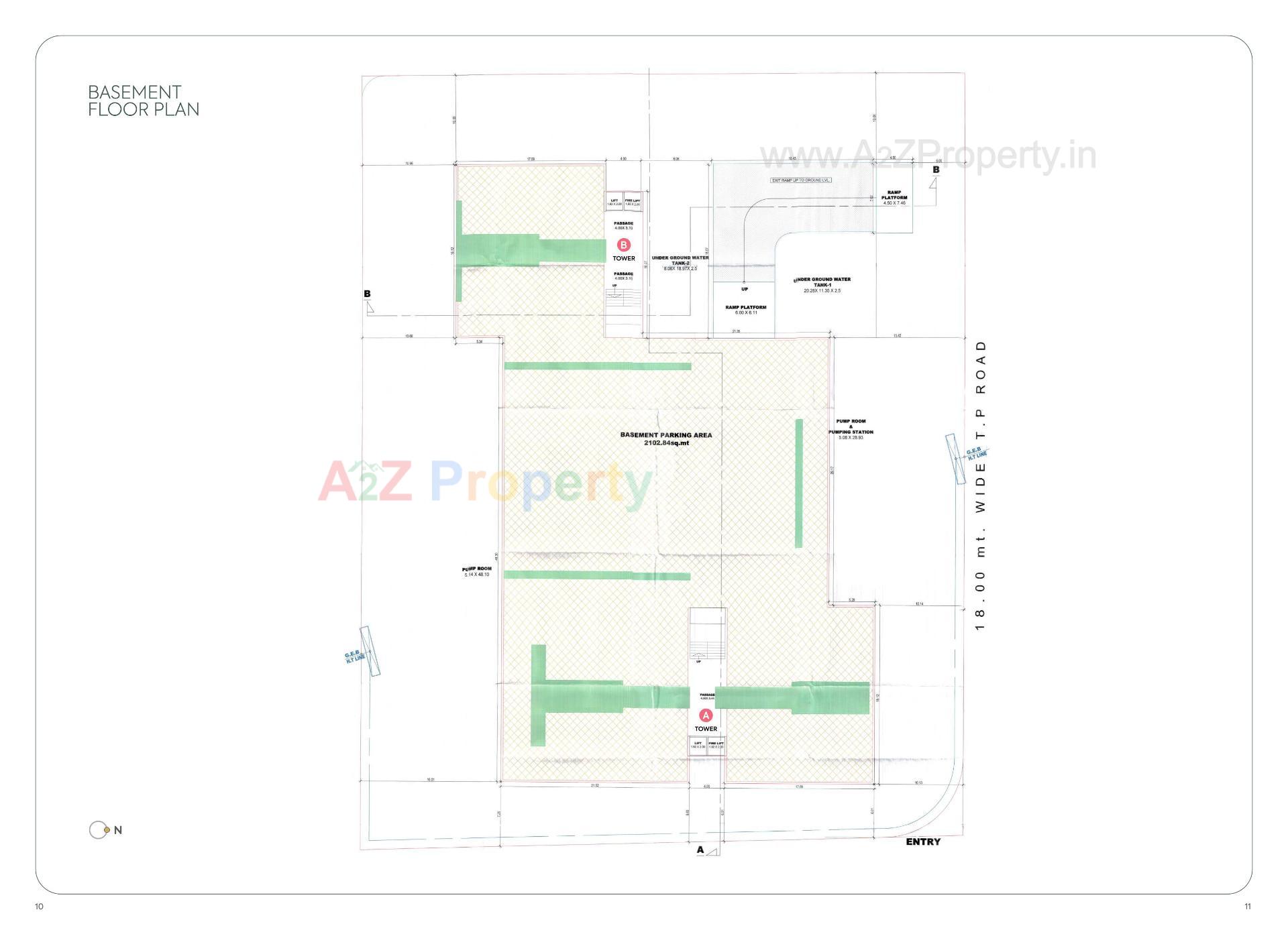 Layout of real estate project Narayan Green Vistas located at Chhani, Vadodara, Gujarat