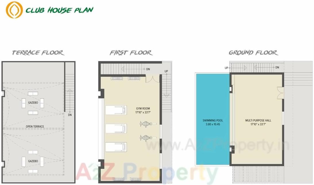 Layout of real estate project Narayan Greenwoods located at Dumad, Vadodara, Gujarat