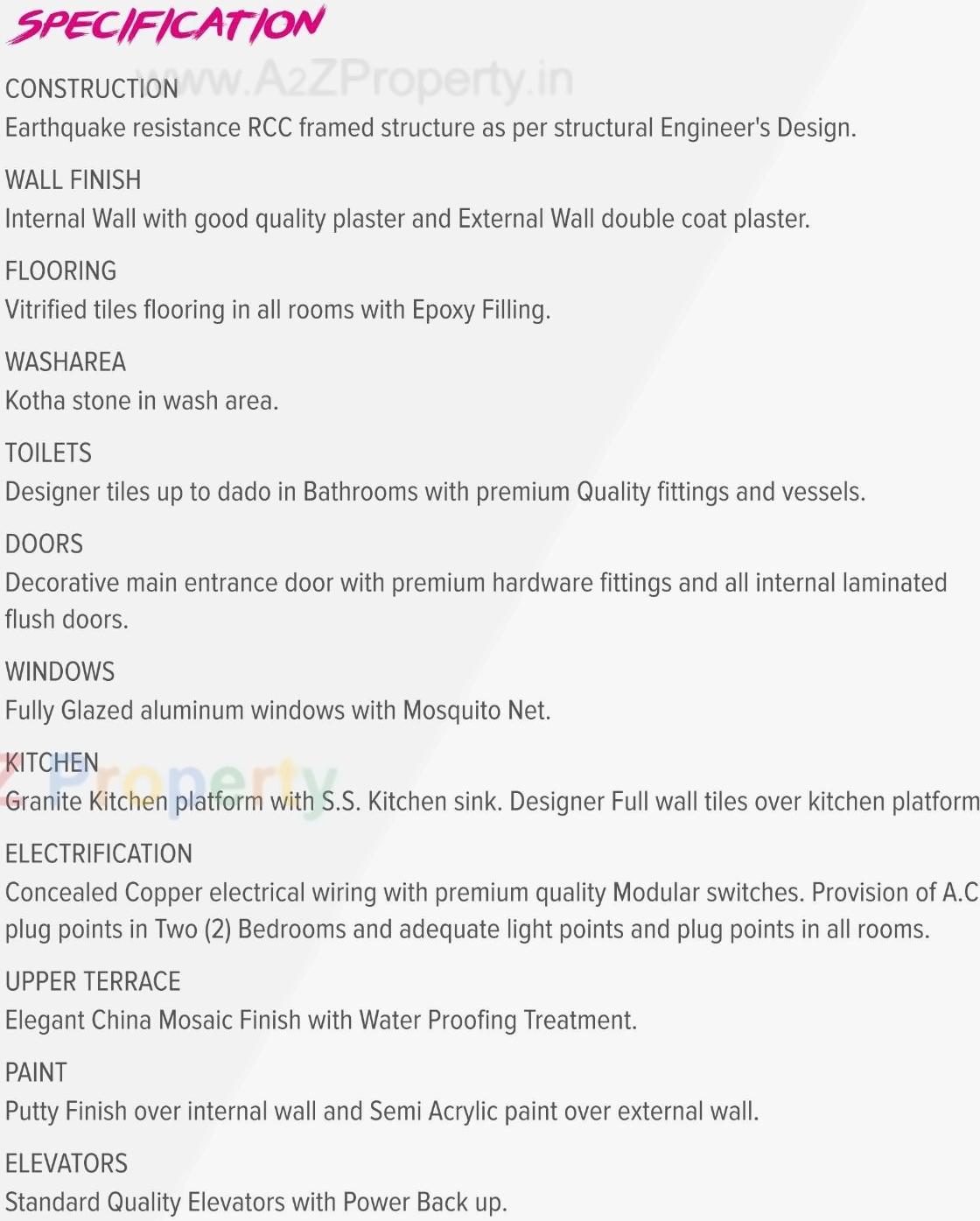 Project Specifications