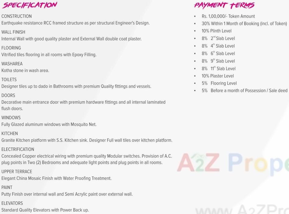  of real estate project Narayan Greenwoods located at Dumad, Vadodara, Gujarat