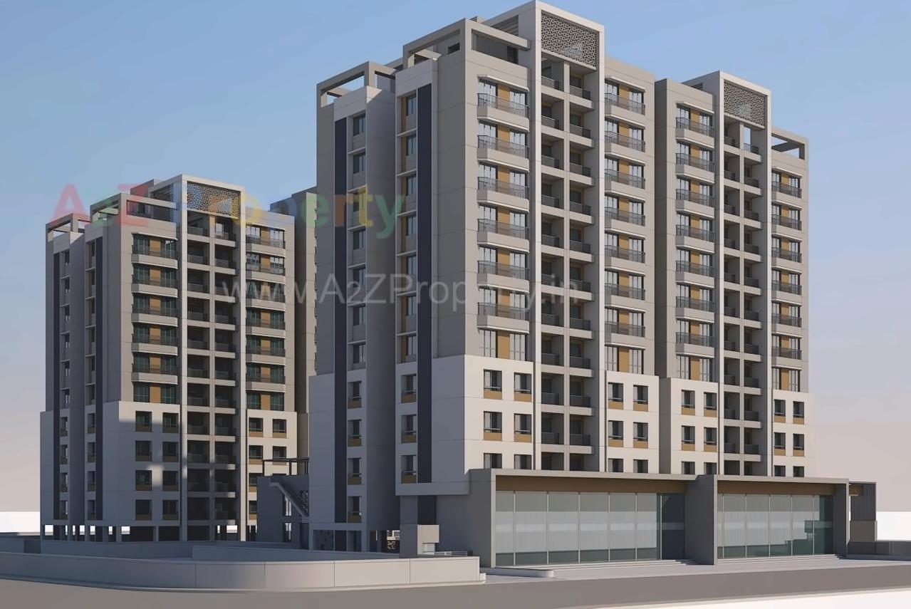 3D Elevation of real estate project Narayan Greenwoods located at Dumad, Vadodara, Gujarat