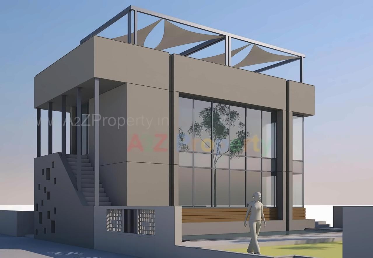 3D Elevation of real estate project Narayan Greenwoods located at Dumad, Vadodara, Gujarat