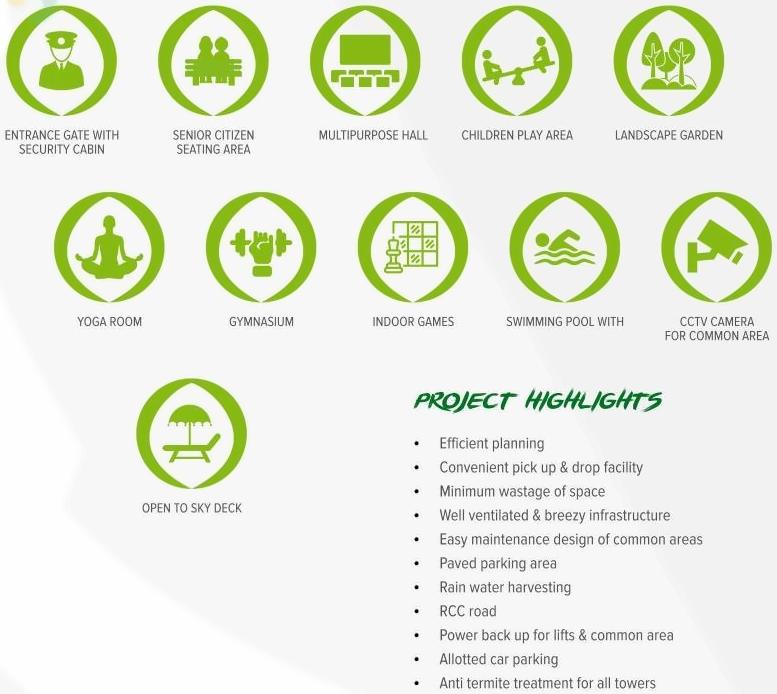 Amenities of Narayan Greenwoods