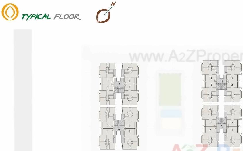 Layout of real estate project Narayan Greenwoods located at Dumad, Vadodara, Gujarat