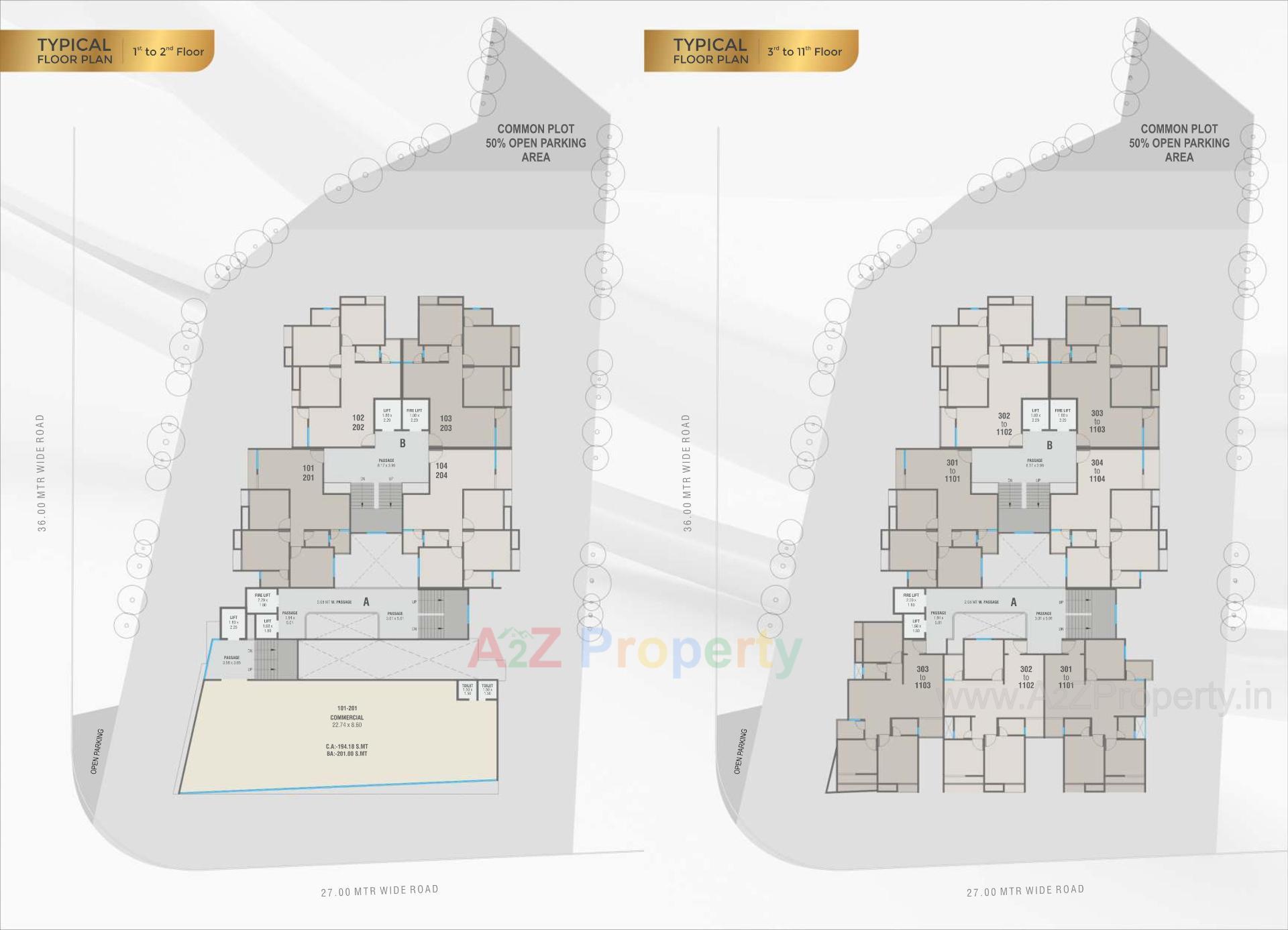 Layout of real estate project Nathdwar Dreams located at Danteshwar, Vadodara, Gujarat