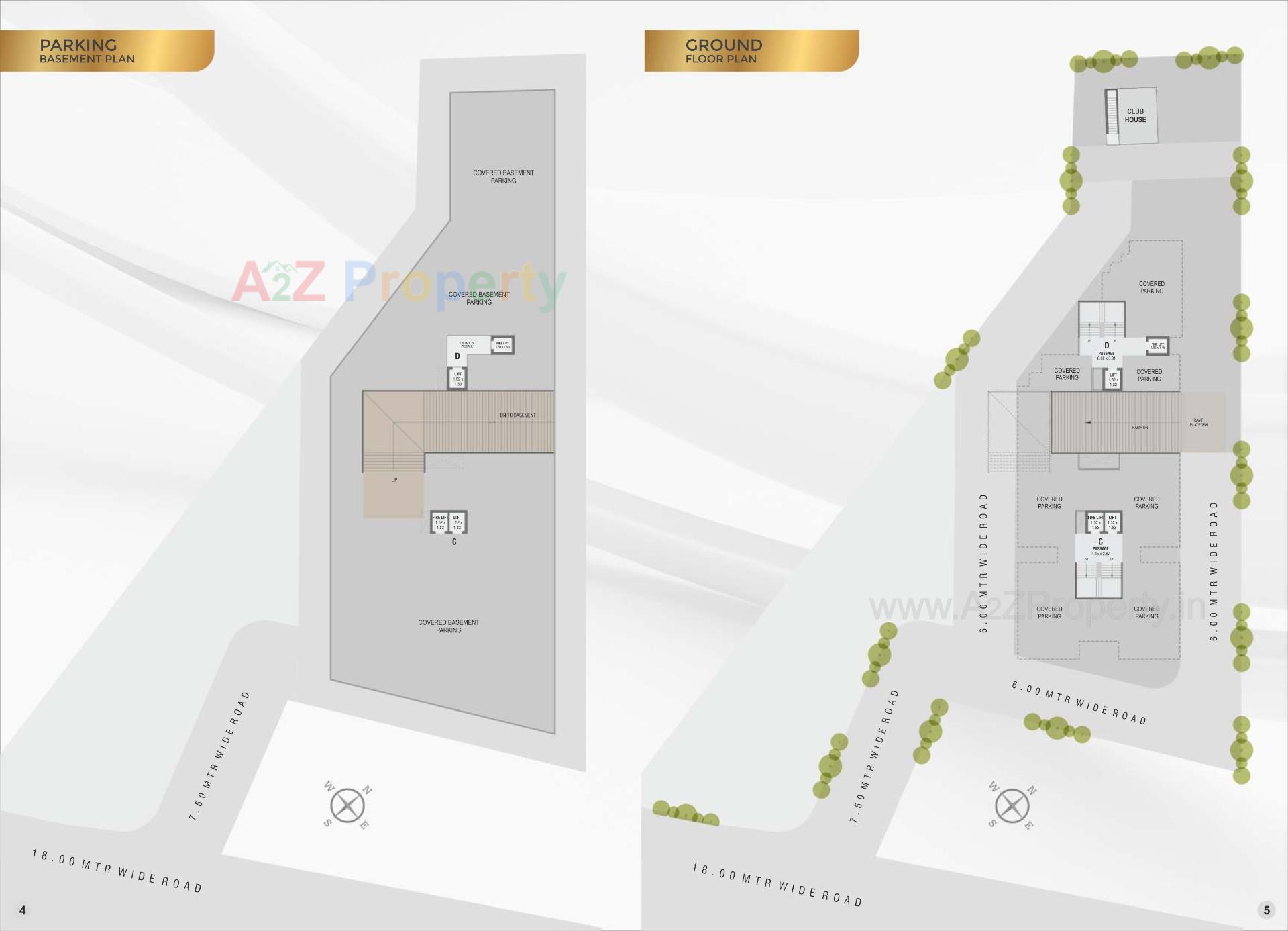 Layout of real estate project Nathdwar Dreams located at Danteshwar, Vadodara, Gujarat