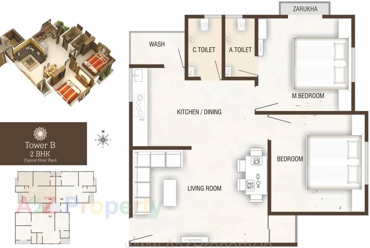 Layout of real estate project Nathdwar Villa located at Danteshwar, Vadodara, Gujarat