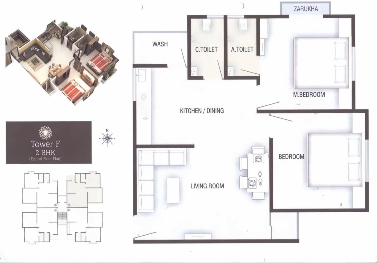 Layout of real estate project Nathdwar Villa located at Danteshwar, Vadodara, Gujarat