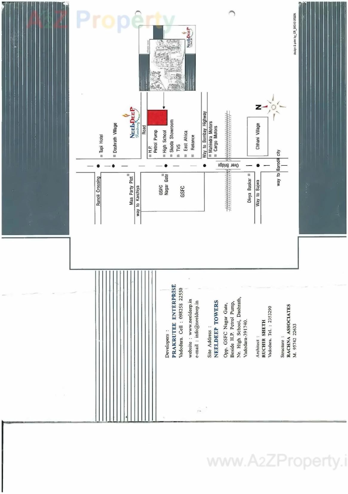  of real estate project Neel Deep Tower located at Dasharath, Vadodara, Gujarat