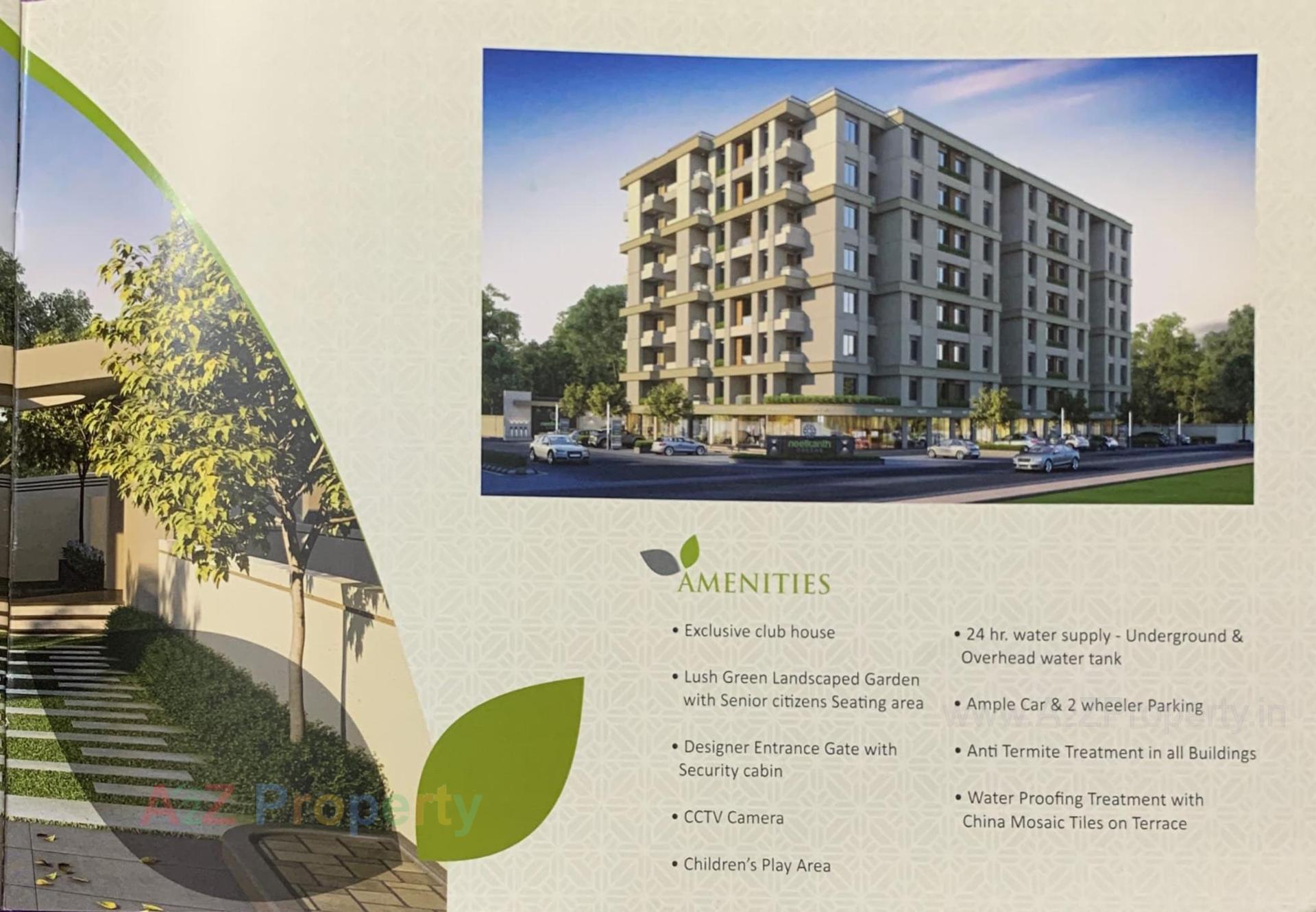 3D Elevation of real estate project Neelkanth Greens located at Bhayli, Vadodara, Gujarat