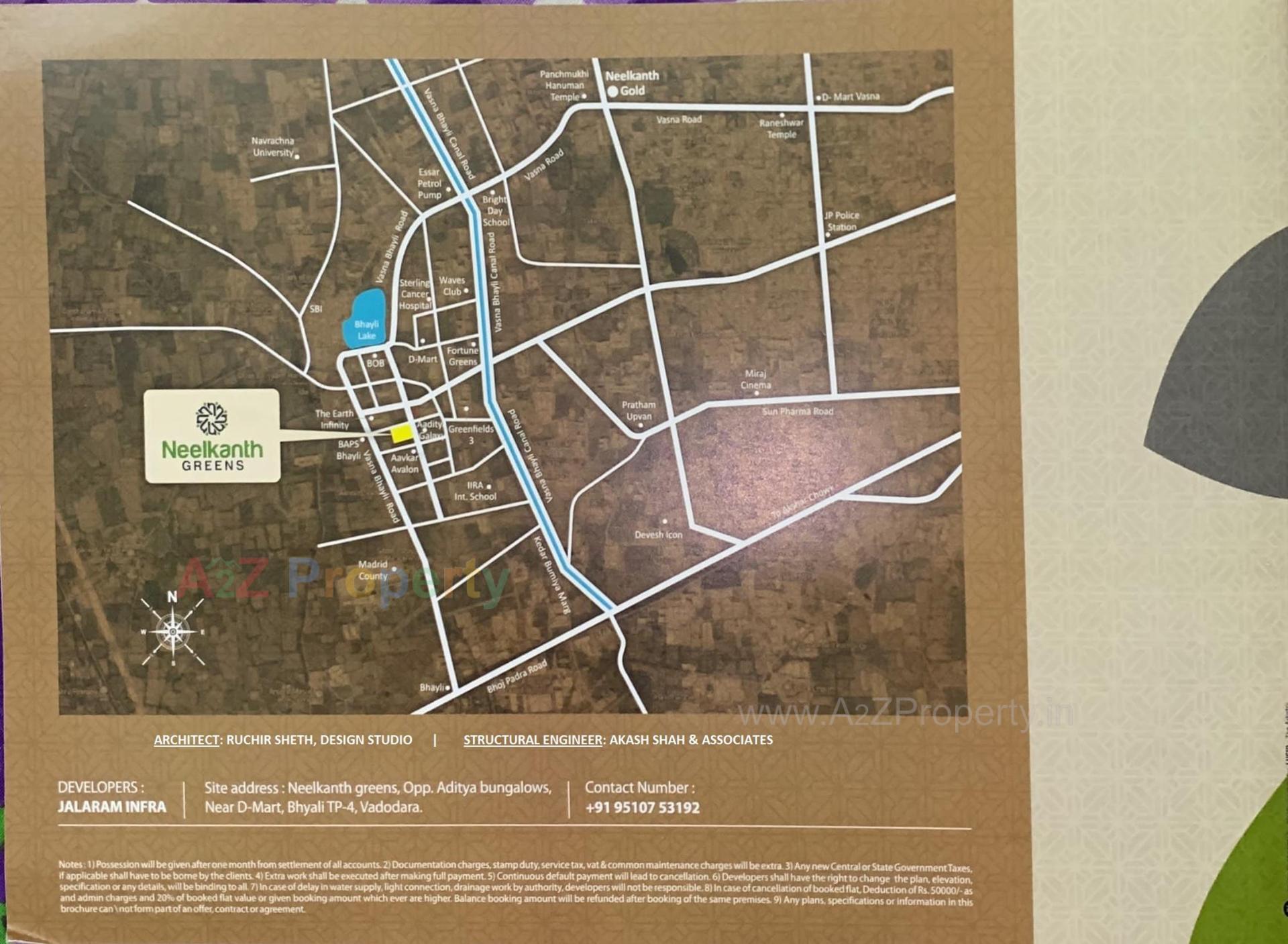  of real estate project Neelkanth Greens located at Bhayli, Vadodara, Gujarat