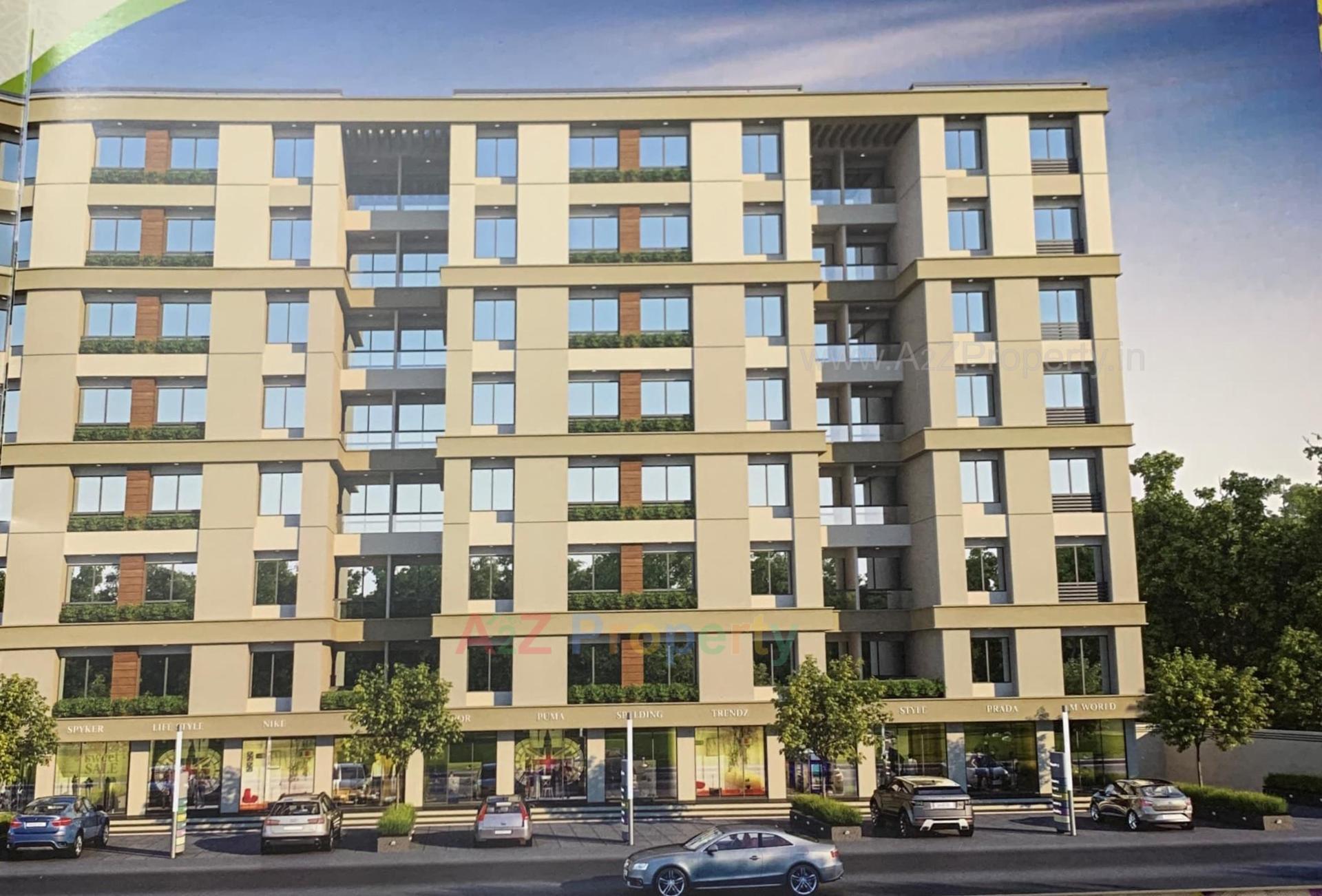 3D Elevation of real estate project Neelkanth Greens located at Bhayli, Vadodara, Gujarat