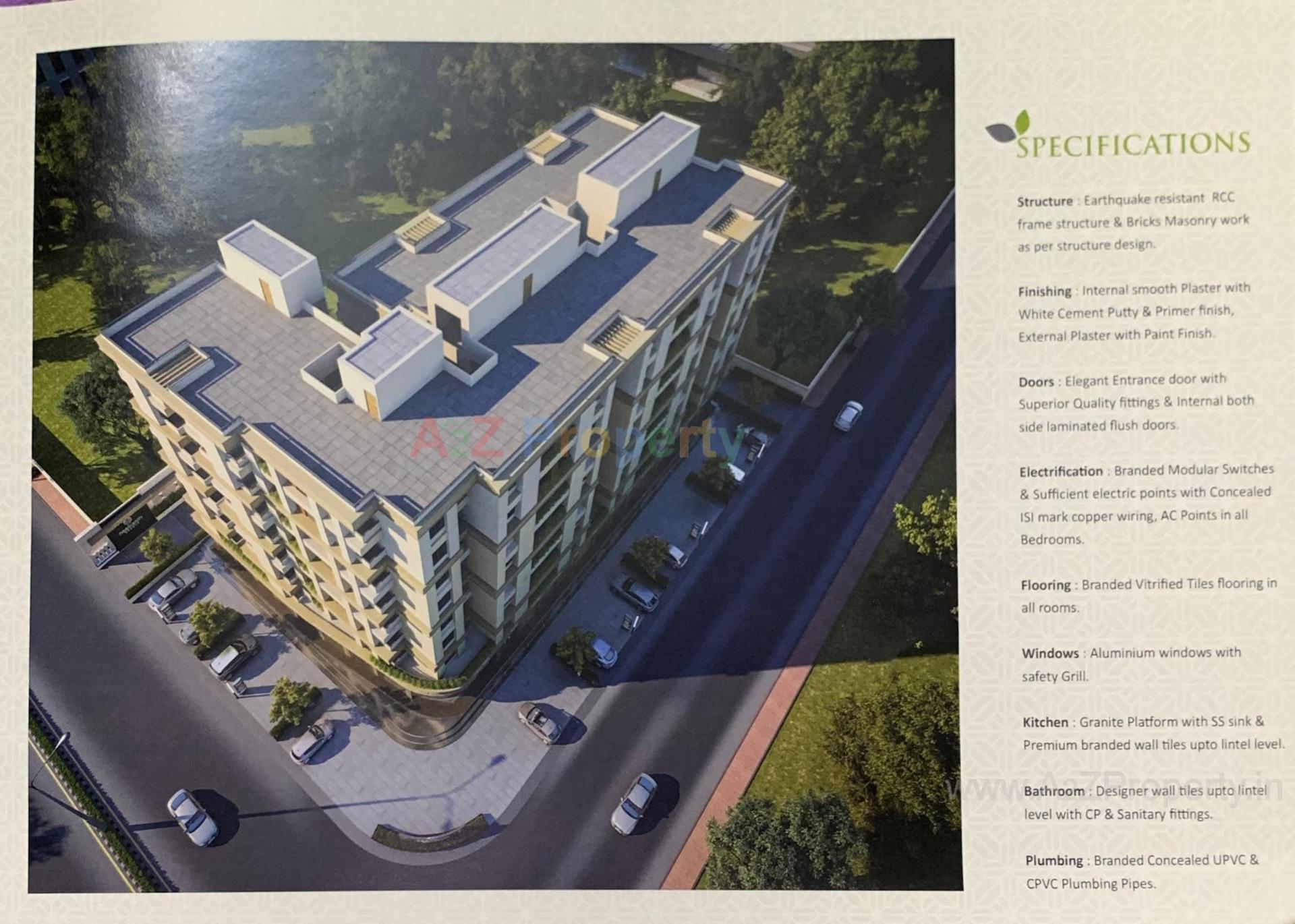 3D Elevation of real estate project Neelkanth Greens located at Bhayli, Vadodara, Gujarat