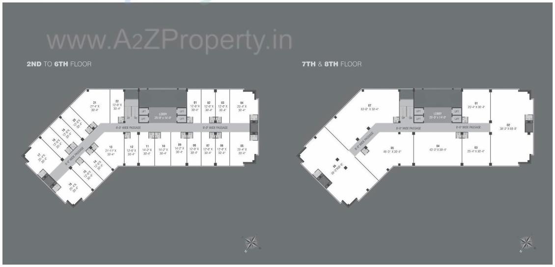 Layout of real estate project Neptune Edge located at Subhanpura, Vadodara, Gujarat