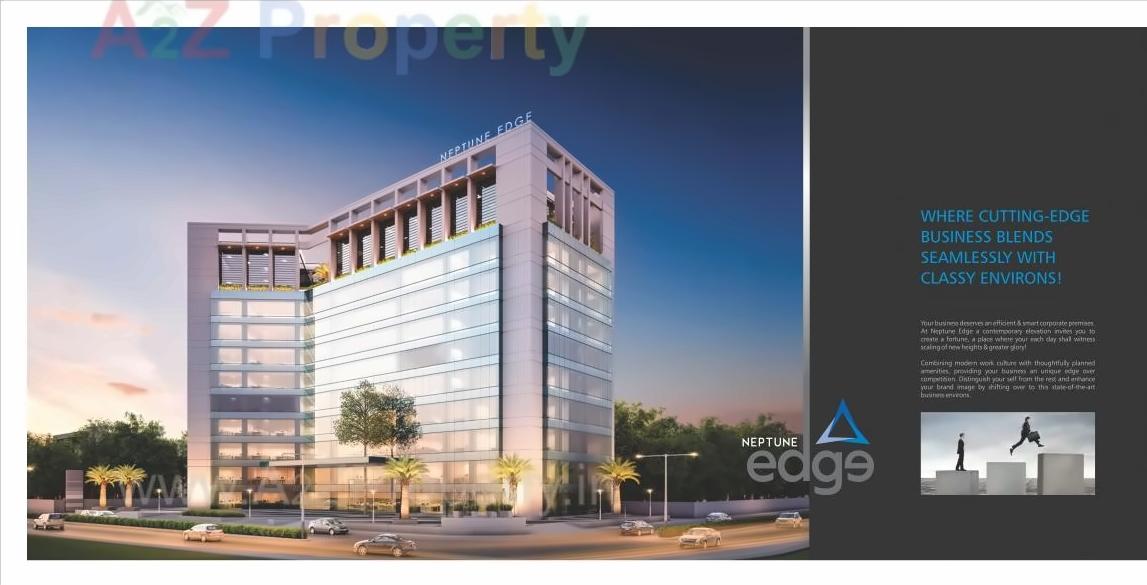 3D Elevation of real estate project Neptune Edge located at Subhanpura, Vadodara, Gujarat
