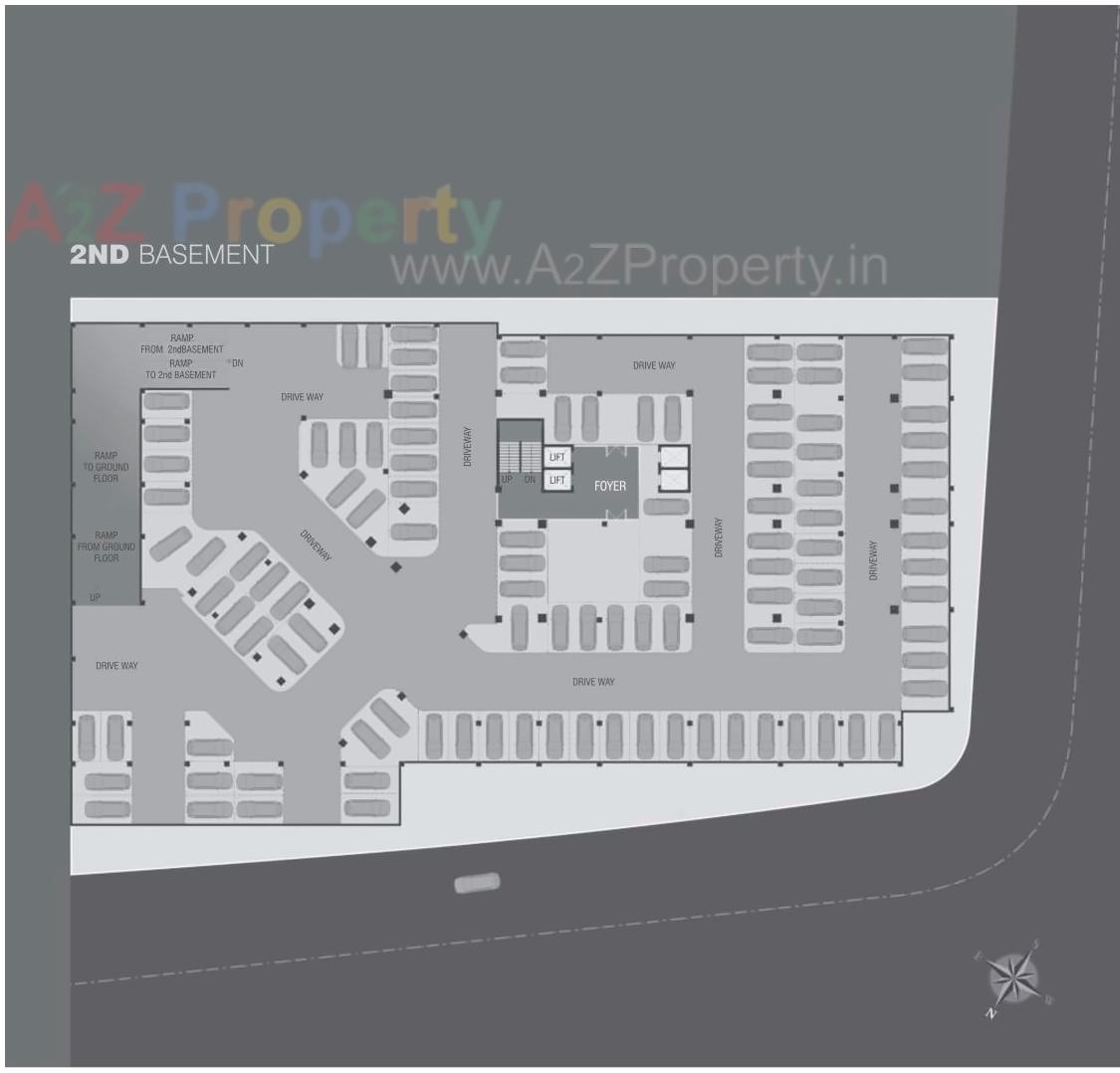 Layout of real estate project Neptune Edge located at Subhanpura, Vadodara, Gujarat